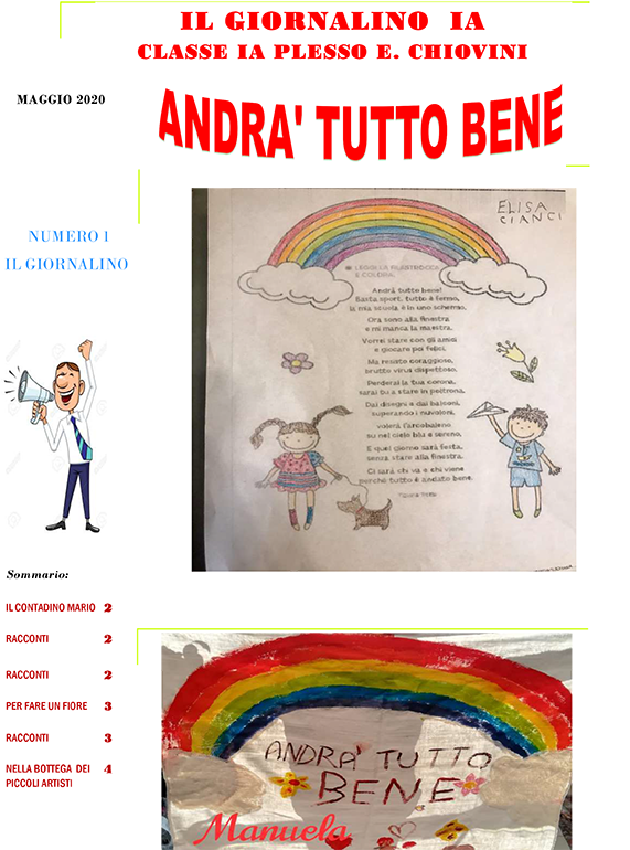 Giornalino 1A Sc Chiovini 2020
